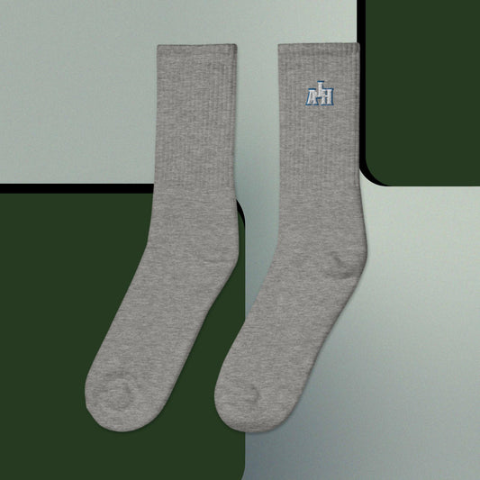ALL JUST HUSTLE OFFICIAL EMBROADED SOCKS