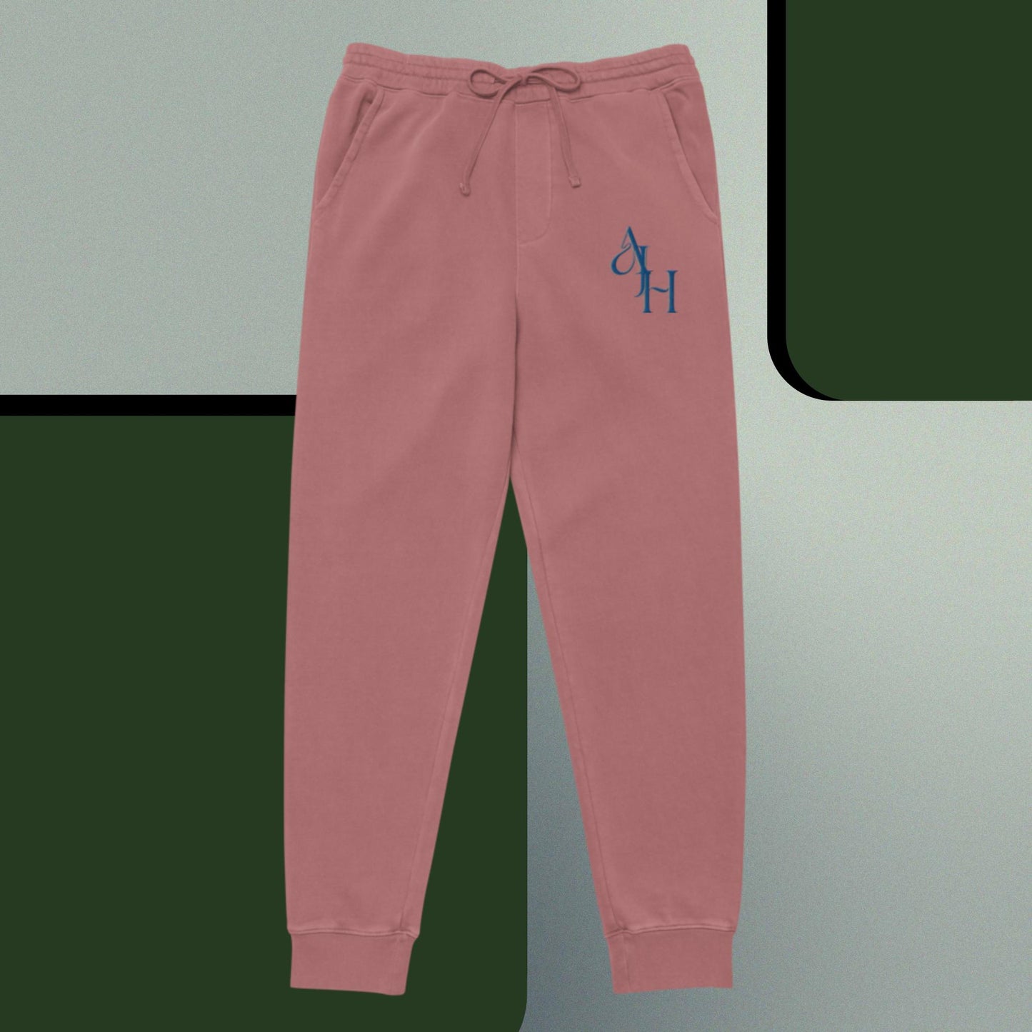 ALL JUST HUSTLE OFFICIAL LOGO pigment-dyed sweatpants