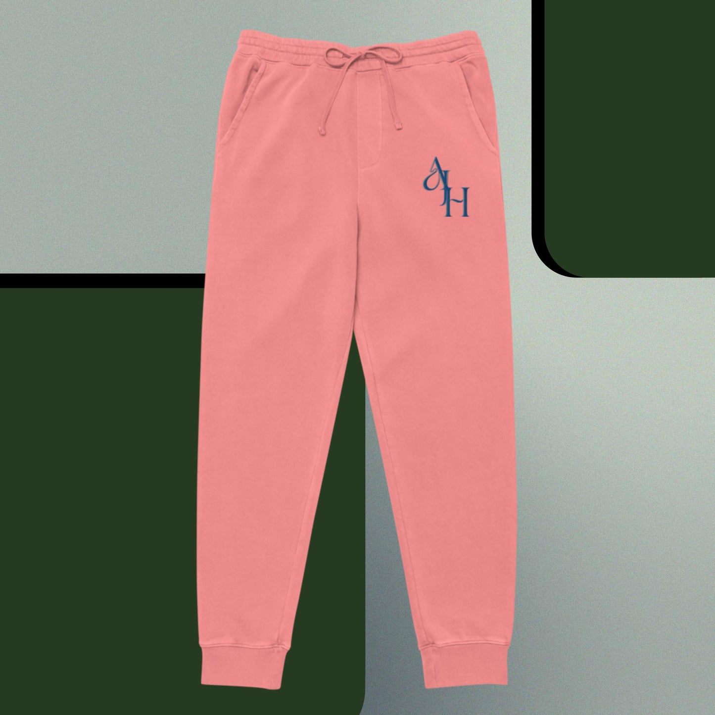 ALL JUST HUSTLE OFFICIAL LOGO pigment-dyed sweatpants